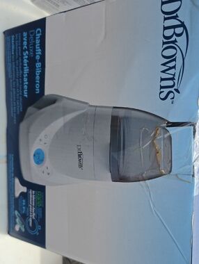 Dr. Brown's White Baby Bottle Warmer - Electric Sterilizer & Warmer
